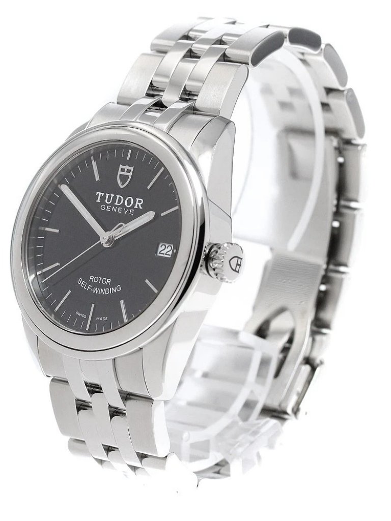 Tudor Glamour 55000 Date Black Dial Automatic Mens Watch962016
